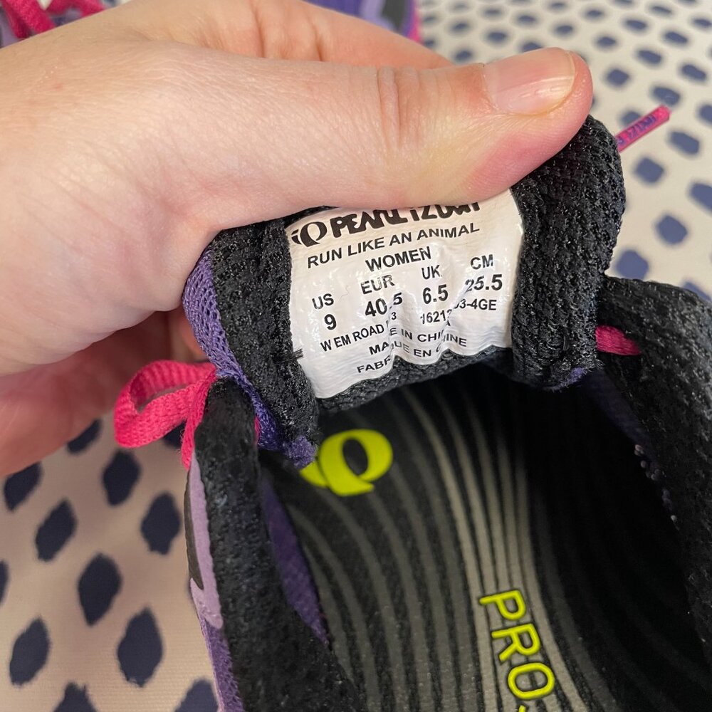 Pearl Izumi EM Road M# Purple Shoes Size 9 - Picture 8 of 8